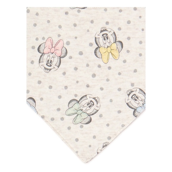 Disney Minnie Mouse 3 Pack Baby Girl Bibs Drool Bandana Fabric - Picture 2 of 6